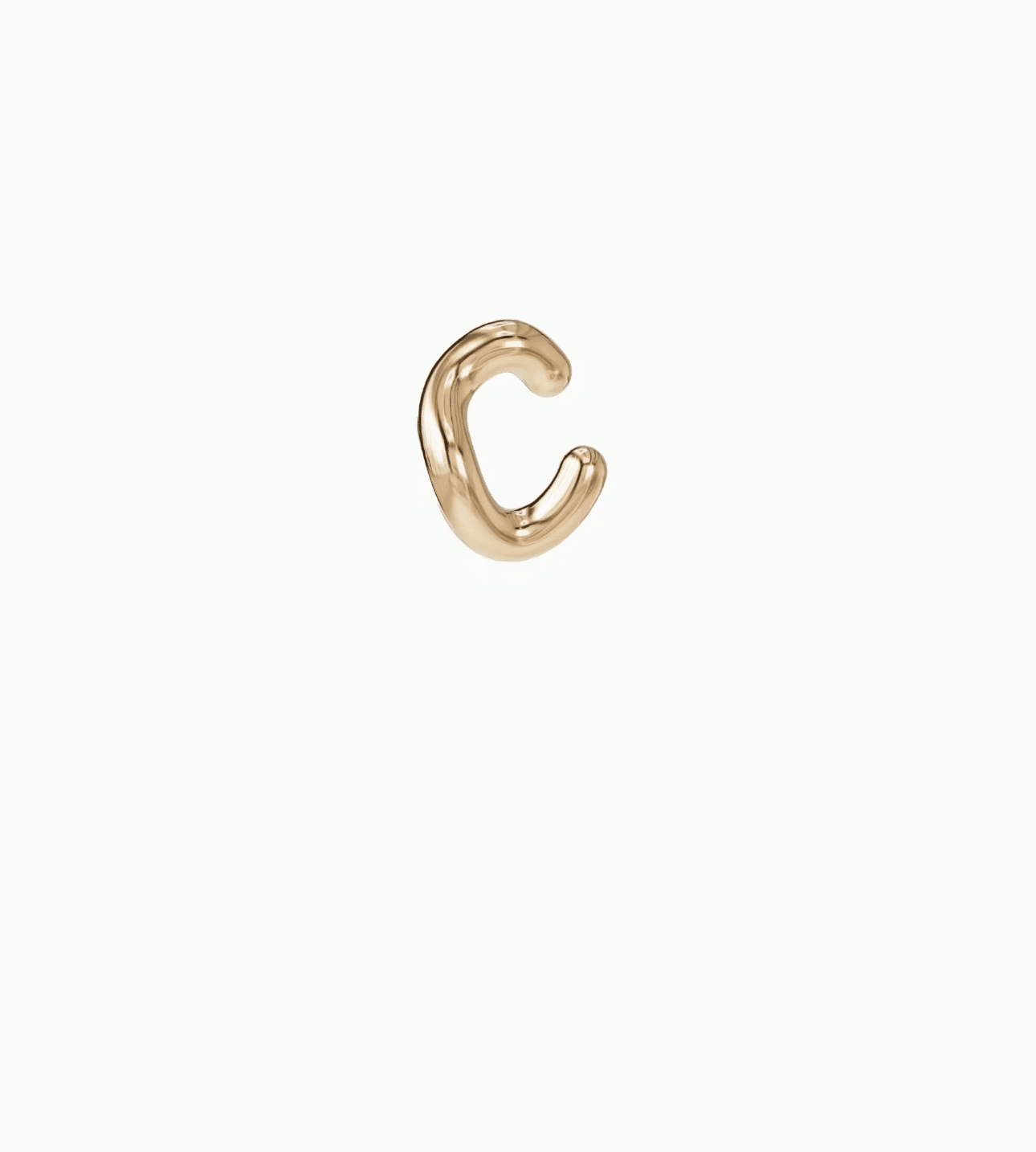 Boucle d’oreille Cuff Wave Vermeil