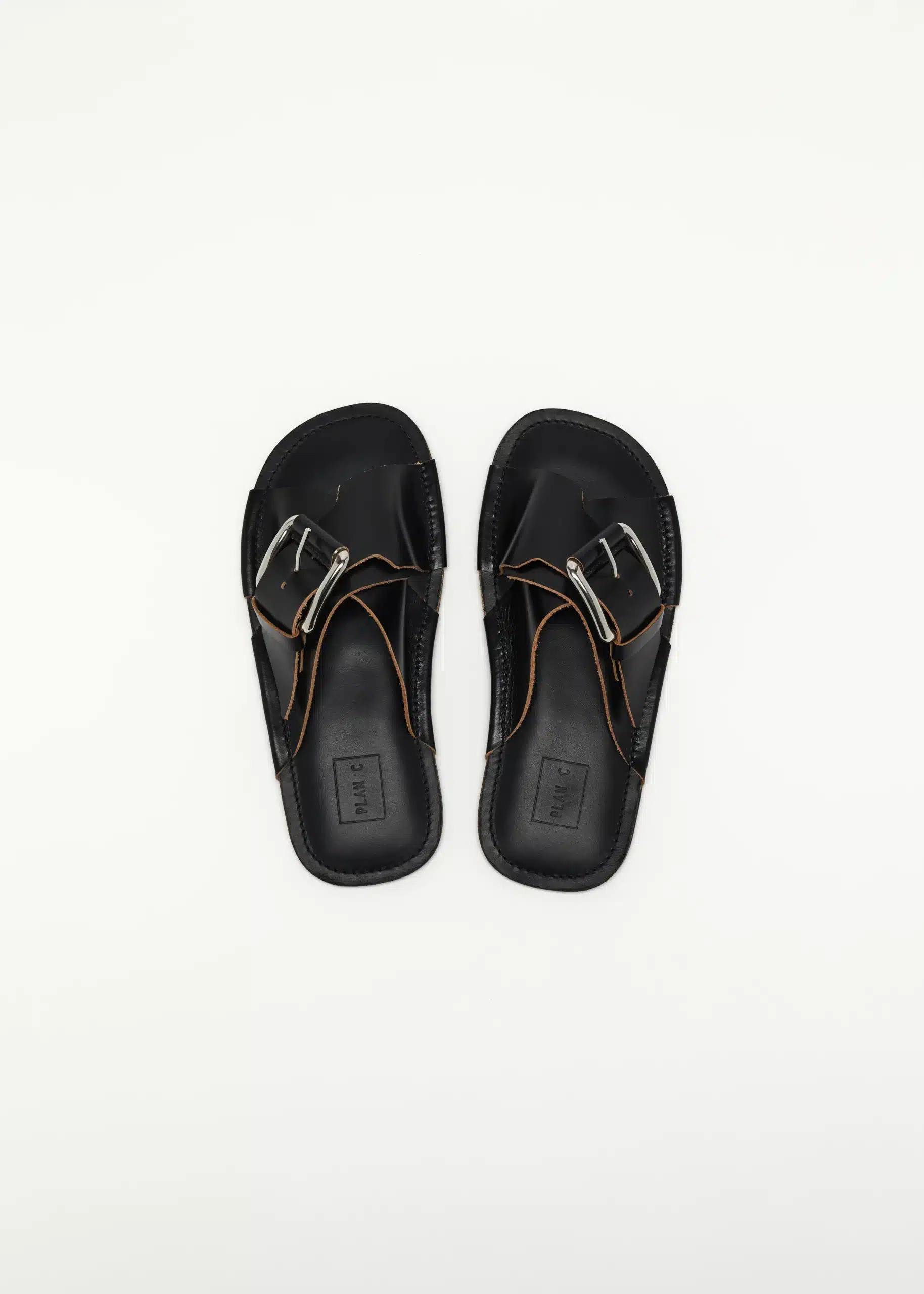 Sandales en Cuir Croisé