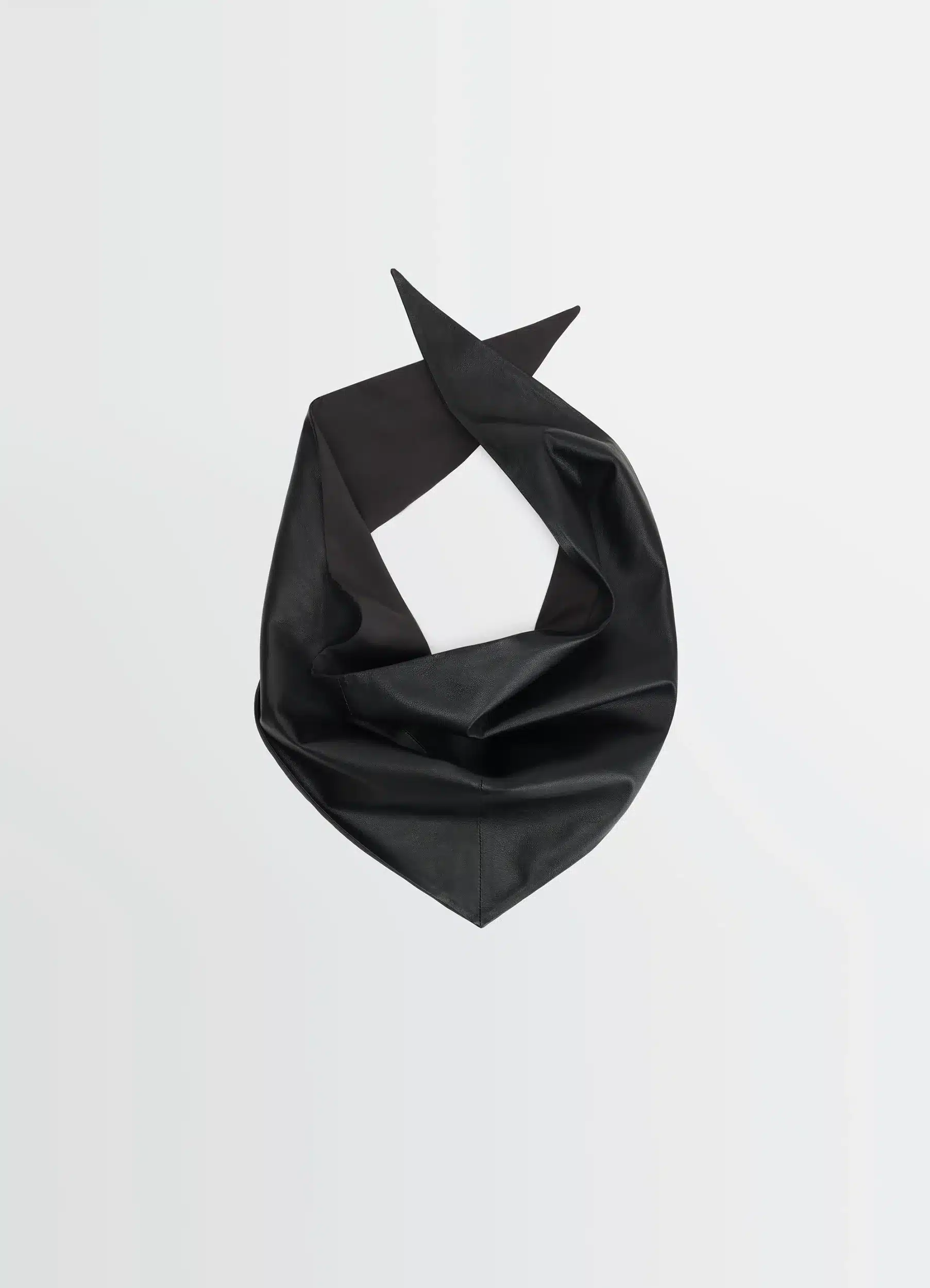 Écharpe en Cuir et Soie