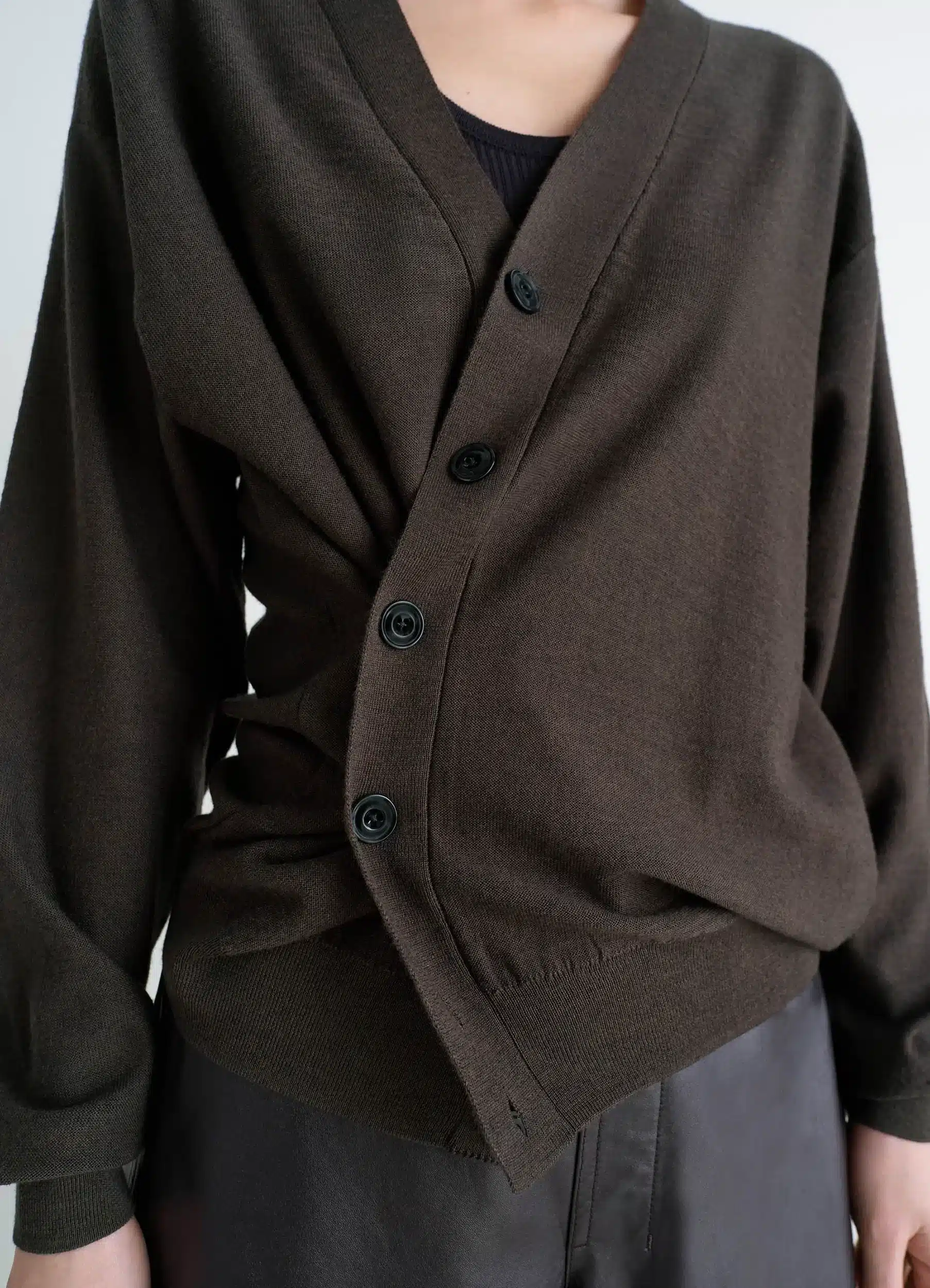 Cardigan Twisted Decontracté
