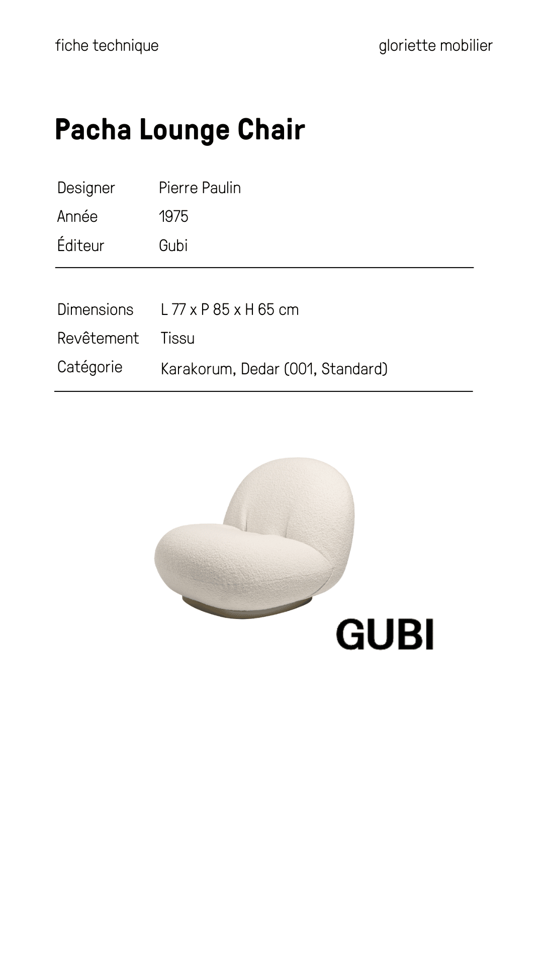 Fauteuil Pacha