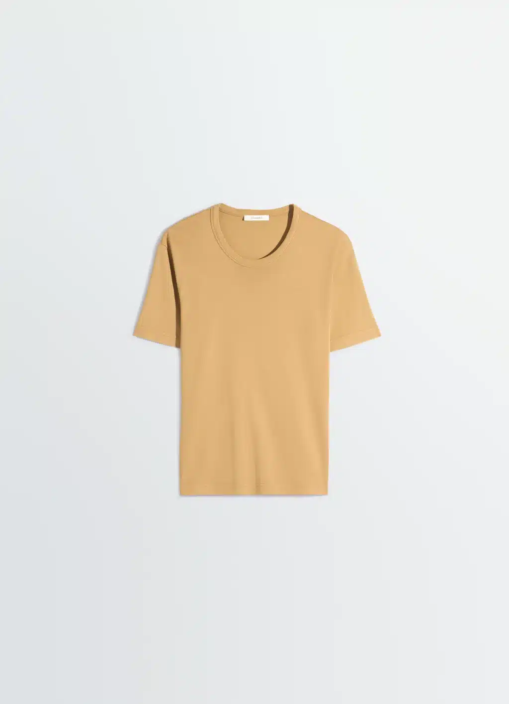 T-shirt Côtelé en Jersey