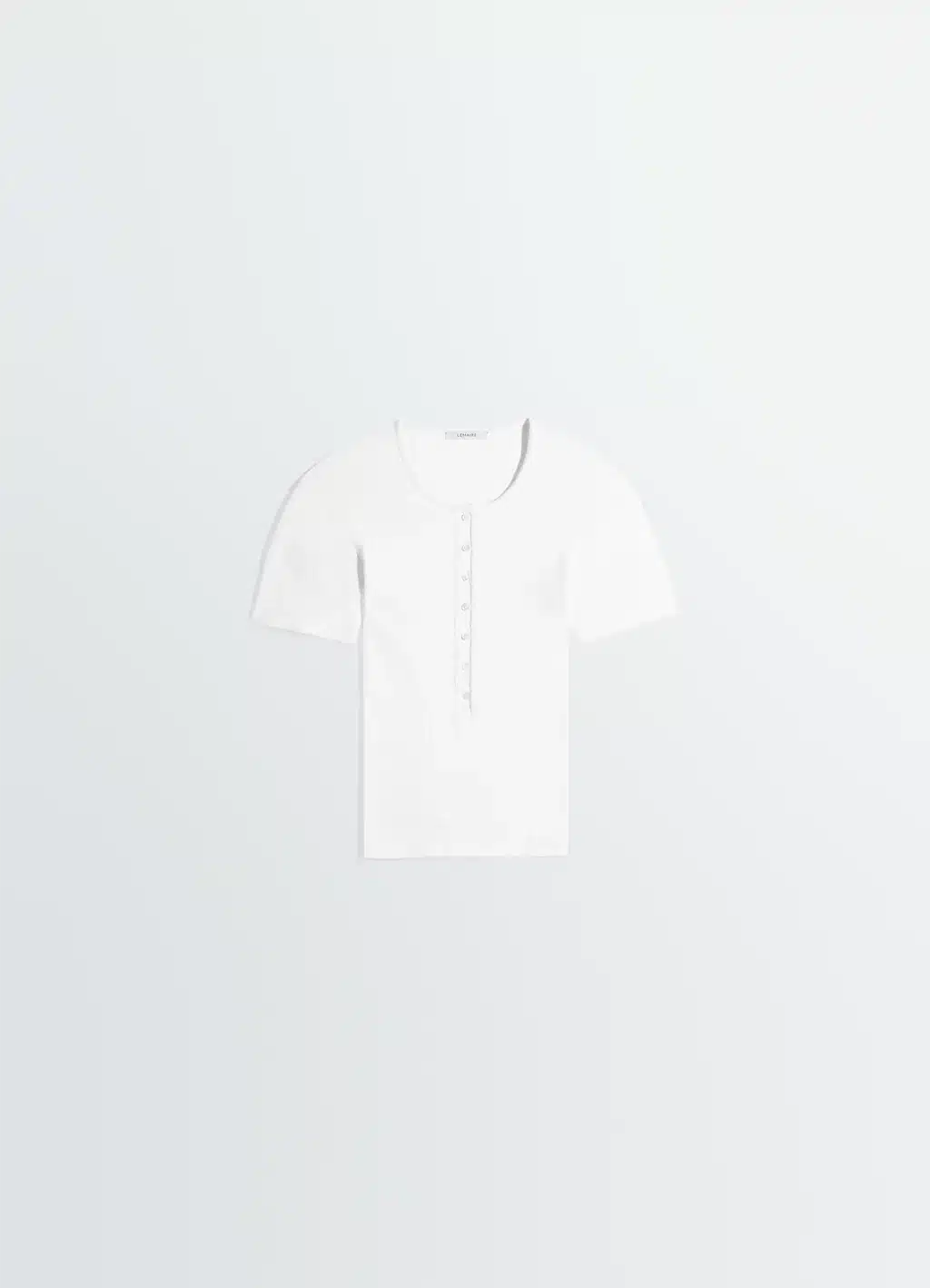 T-shirt Henley Ajusté